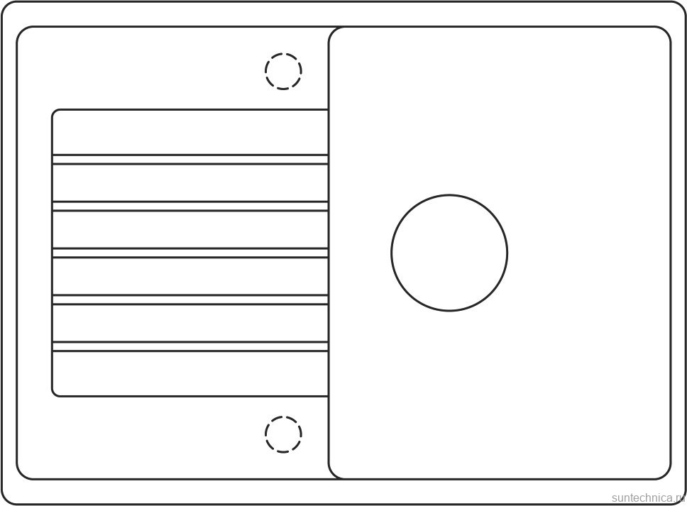 Мойка кухонная Blanco Zia 45 S Compact 524721 антрацит