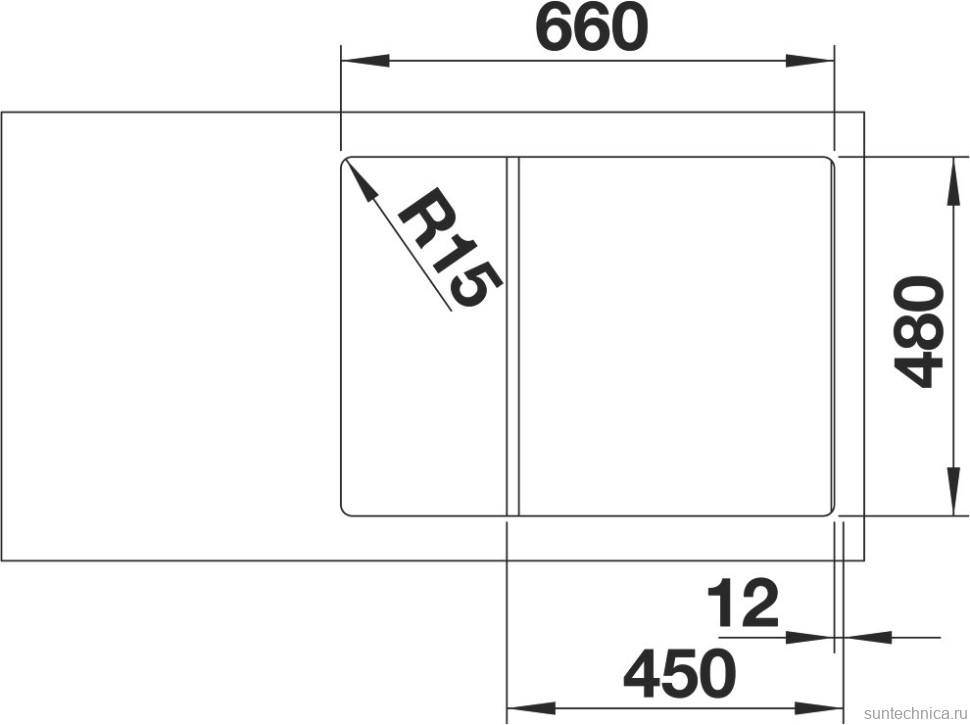 Мойка кухонная Blanco Zia 45 S Compact 524721 антрацит