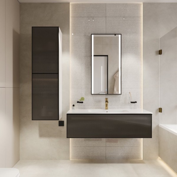 Мебель для ванной комнаты STWORKI Левангер 120 белая матовая