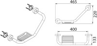 Поручень Fixsen Hotel FX-31018 с мыльницей