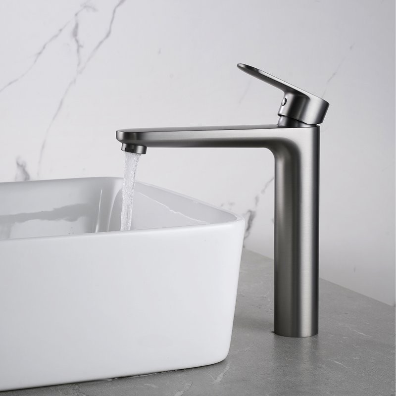 Смеситель для раковины AQUATEK Ника AQ1804BGM оружейная сталь