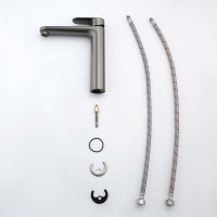 Смеситель для раковины AQUATEK Ника AQ1804BGM оружейная сталь Смеситель для раковины AQUATEK Ника AQ1804BGM оружейная сталь