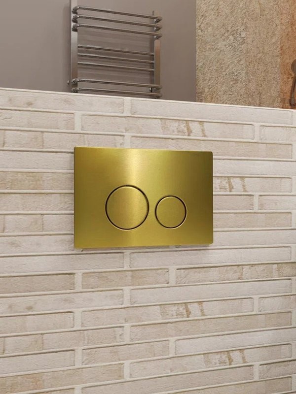 Кнопка смыва для унитаза CHARUS Robusto FP.330.BG.05 нержавеющая сталь