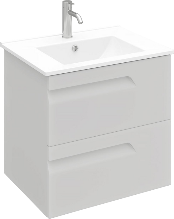 Тумба с раковиной Laparet Atlas 60 подвесная, кашемир матовый