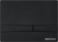 Кнопка смыва Berges Novum F5 чёрный, матовый