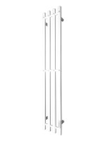 Полотенцесушитель электрический Altasan Проксима СП21120БМ 120x20 см, подключение справа, скрытое подключение справа, матовый белый, I-образный, из стали