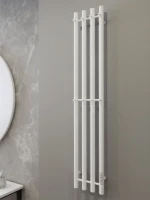 Полотенцесушитель электрический Altasan Проксима СП21120БМ 120x20 см, подключение справа, скрытое подключение справа, матовый белый, I-образный, из стали