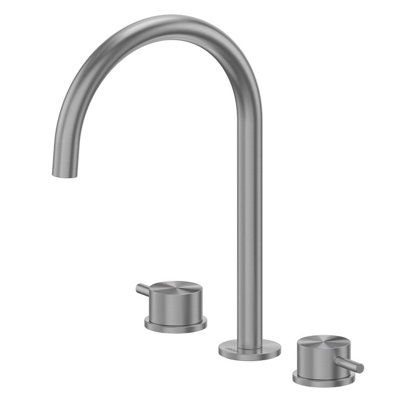 Смеситель для раковины Abber Wasser Kreis 316 AF8108BGG-M оружейная брашированная сталь