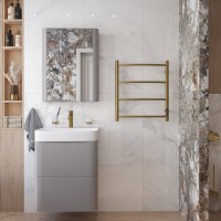 Полотенцесушитель электрический EWRIKA Деметра Д R 60x50, бронза