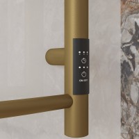 Полотенцесушитель электрический EWRIKA Деметра Д R 60x50, бронза