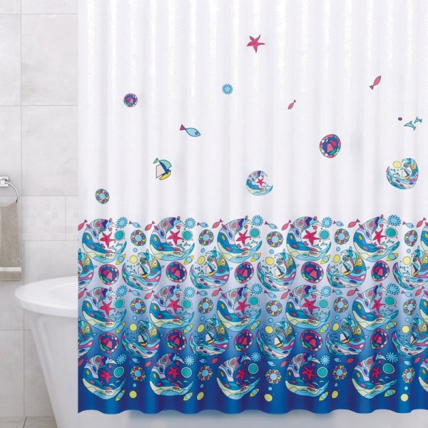 Штора для ванной Wasserkraft Salm SC-13101