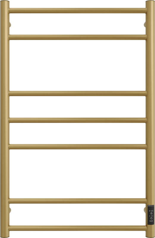 Полотенцесушитель электрический Двин L neo 80х50, матовое золото