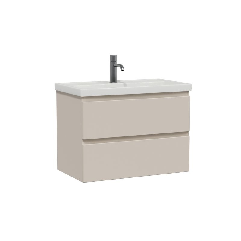 Мебель для ванной комнаты SanStar Riana 70 подвесная, cappuccino, раковина Фостер 70