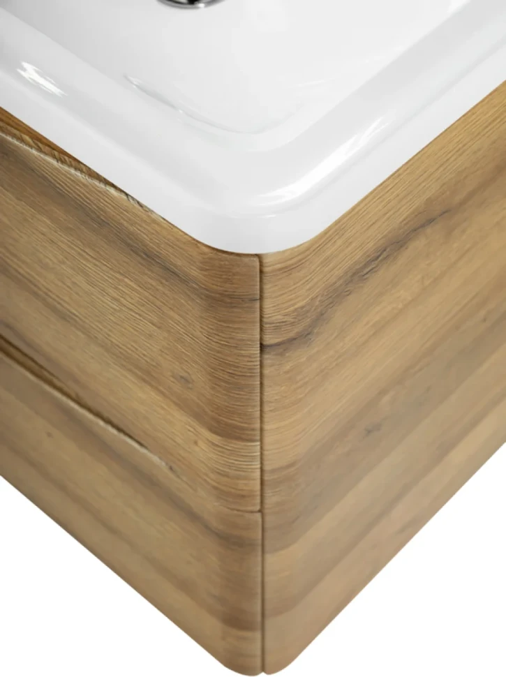 Тумба с раковиной BelBagno Acqua 60 подвесная, rovere rustico