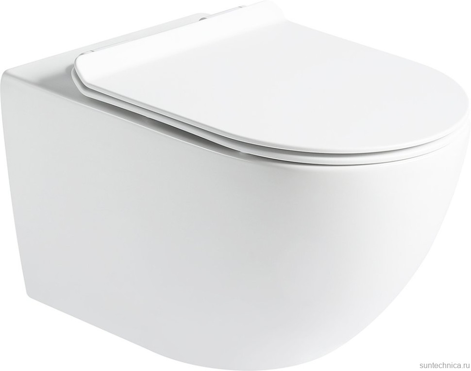 Унитаз подвесной SantiLine SL-5002T белый