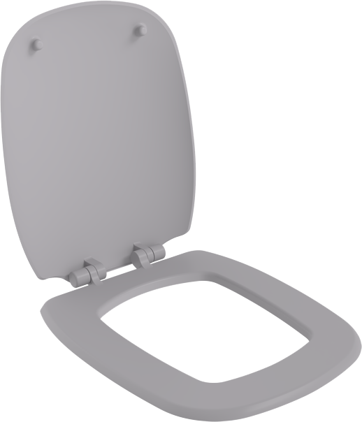 Унитаз подвесной BOCCHI Fenice 1166-001-0129 с серой матовой крышкой