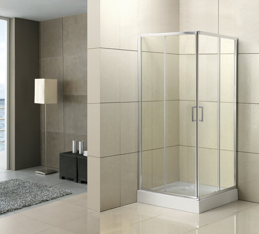 Душевой уголок BelBagno Uno 195 A 2 95 C Cr стекло прозрачное