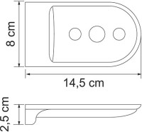 Мыльница Wasserkraft Kammel K-8369white