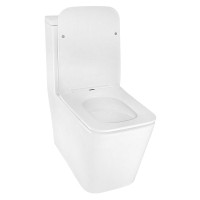 Унитаз-моноблок напольный AZARIO Avanti AZ-6203 безободковый, с микролифтом, глянцевый белый