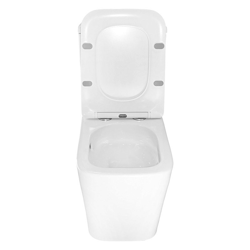 Унитаз-моноблок напольный AZARIO Avanti AZ-6203 безободковый, с микролифтом, глянцевый белый