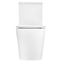 Унитаз-моноблок напольный AZARIO Avanti AZ-6203 безободковый, с микролифтом, глянцевый белый