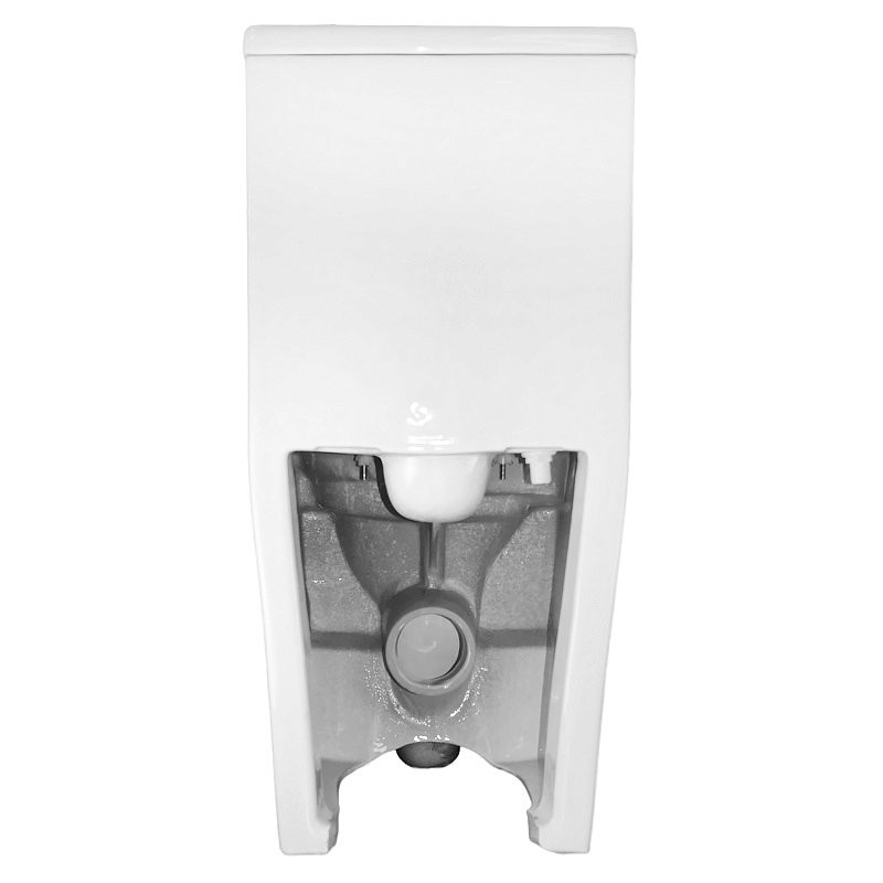 Унитаз-моноблок напольный AZARIO Avanti AZ-6203 безободковый, с микролифтом, глянцевый белый