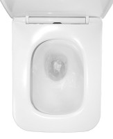 Унитаз-моноблок напольный AZARIO Avanti AZ-6203 безободковый, с микролифтом, глянцевый белый