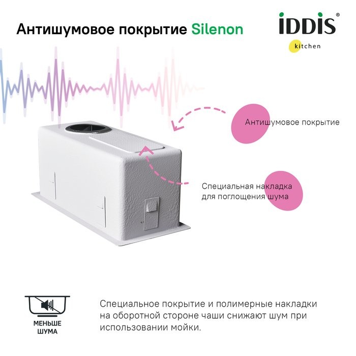 Дополнительная мойка IDDIS Edifice EDI21S0i77