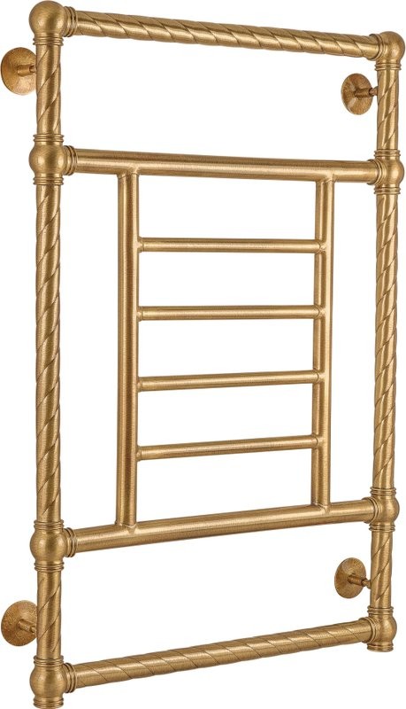 Полотенцесушитель водяной Secado Фалерони 3 Trenza 80x55 см, бронза, лесенка, латунь