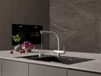 Смеситель для кухни Cersanit Crea 68224 сатин