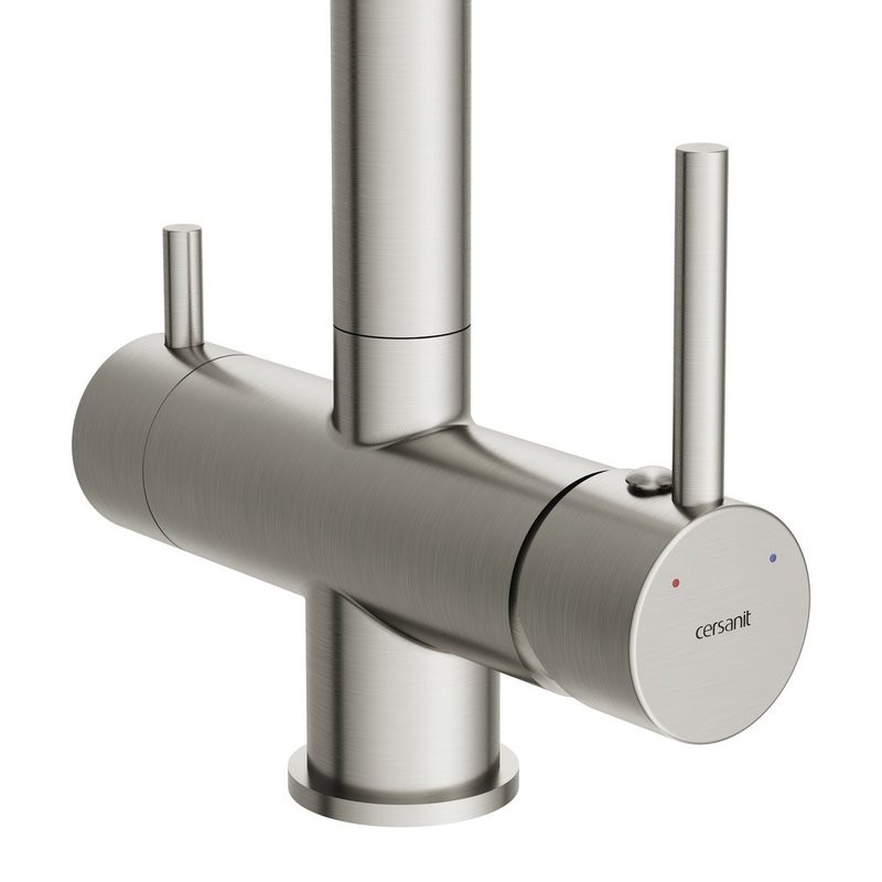 Смеситель для кухни Cersanit Crea 68224 сатин
