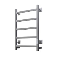 Полотенцесушитель электрический Тругор Пэк 20 кв 60x45 см, подключение справа, слева, матовый хром, лесенка
