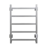 Полотенцесушитель электрический Тругор Пэк 20 кв 60x45 см, подключение справа, слева, матовый хром, лесенка