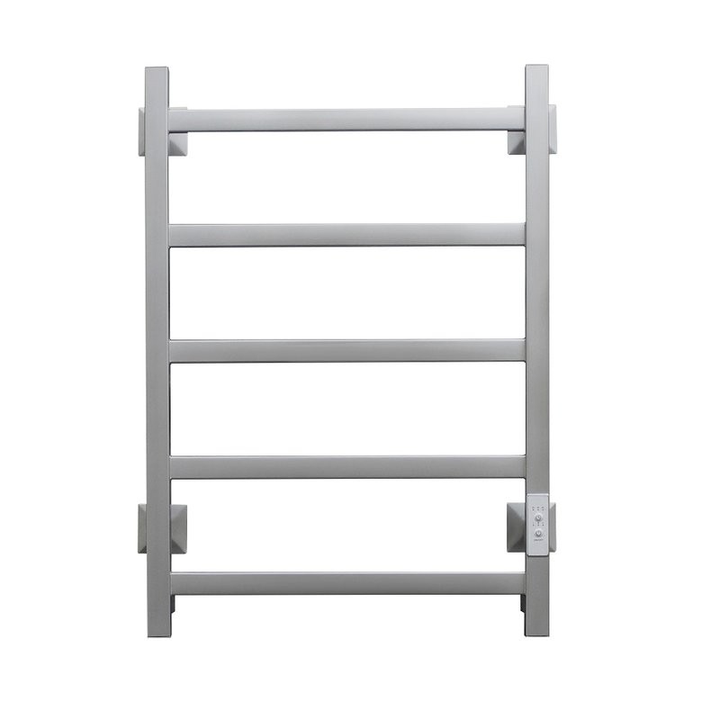 Полотенцесушитель электрический Тругор Пэк 20 кв 60x45 см, подключение справа, слева, матовый хром, лесенка