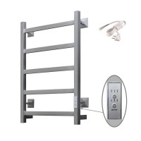Полотенцесушитель электрический Тругор Пэк 20 кв 60x45 см, подключение справа, слева, матовый хром, лесенка