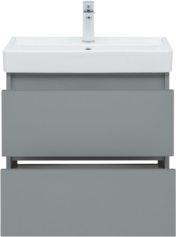 Мебель для ванной комнаты Aquanet Вега 2.0 60 подвесная, мисти грин