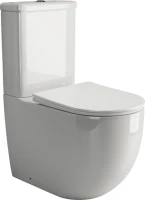Унитаз-компакт напольный Ceramicanova Mia Rimless CN1801 с микролифтом, безободковый