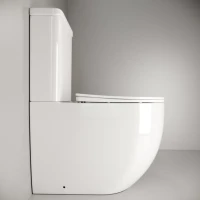 Унитаз-компакт напольный Ceramicanova Mia Rimless CN1801 с микролифтом, безободковый