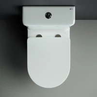 Унитаз-компакт напольный Ceramicanova Mia Rimless CN1801 с микролифтом, безободковый