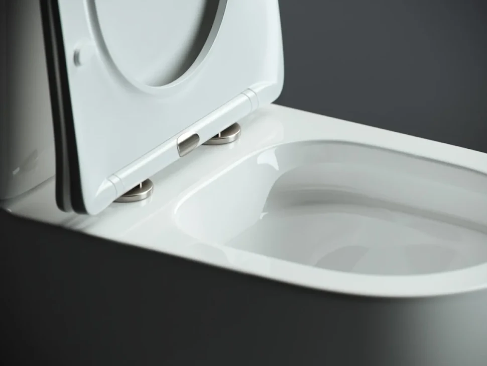 Унитаз-компакт напольный Ceramicanova Mia Rimless CN1801 с микролифтом, безободковый
