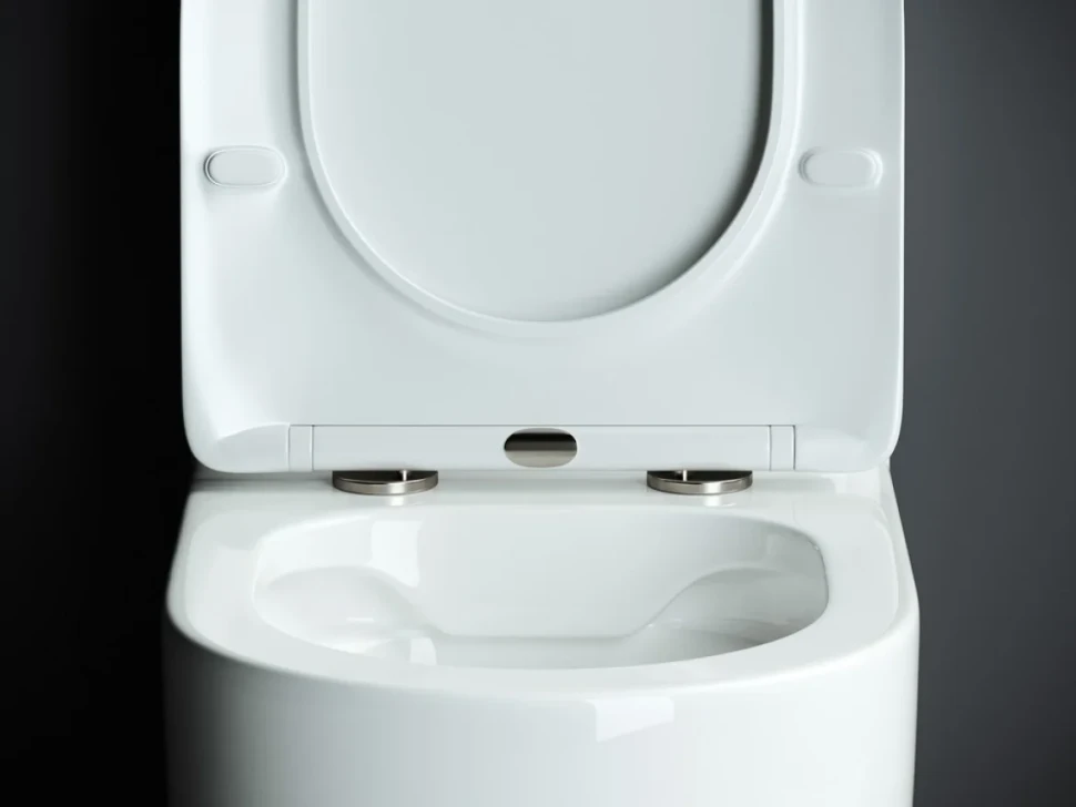 Унитаз-компакт напольный Ceramicanova Mia Rimless CN1801 с микролифтом, безободковый
