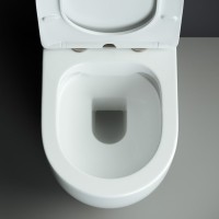 Унитаз-компакт напольный Ceramicanova Mia Rimless CN1801 с микролифтом, безободковый