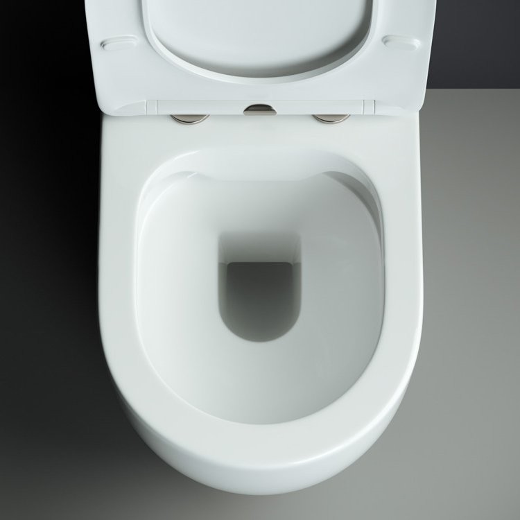 Унитаз-компакт напольный Ceramicanova Mia Rimless CN1801 с микролифтом, безободковый