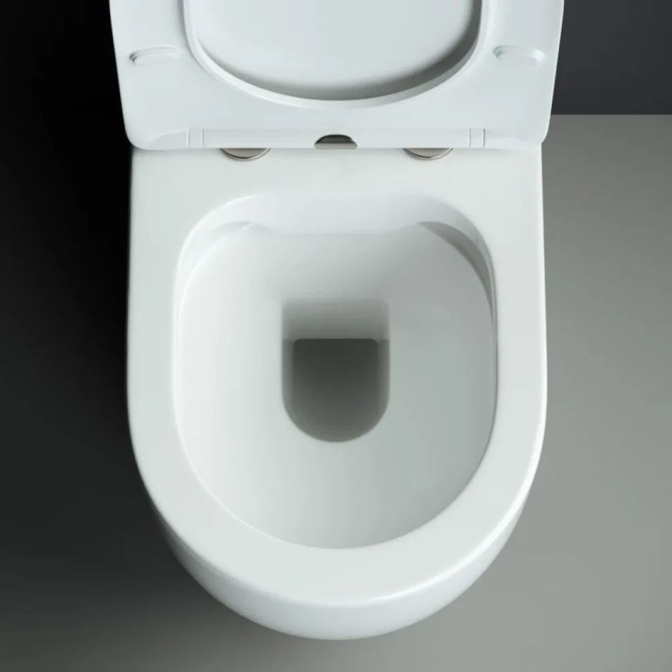 Унитаз-компакт напольный Ceramicanova Mia Rimless CN1801 с микролифтом, безободковый