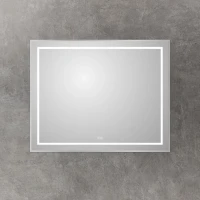 Зеркало BelBagno Kraft 80x100, с подсветкой, с подогревом, сатин