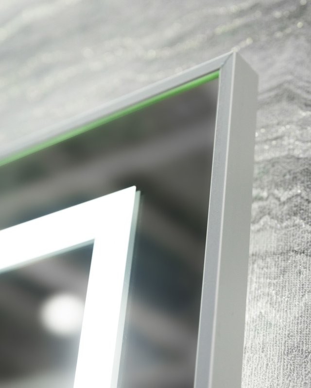 Зеркало BelBagno Kraft 80x100, с подсветкой, с подогревом, сатин