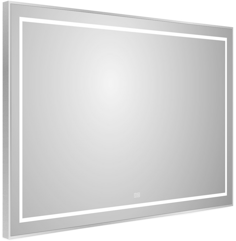Зеркало BelBagno Kraft 80x100, с подсветкой, с подогревом, сатин