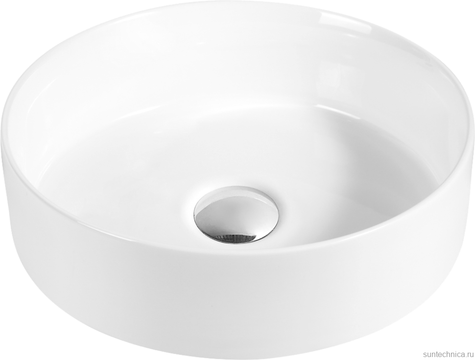 Тумба с раковиной Orange Line 60 подвесная, 2 ящика, матовая черная с раковиной B09-360W