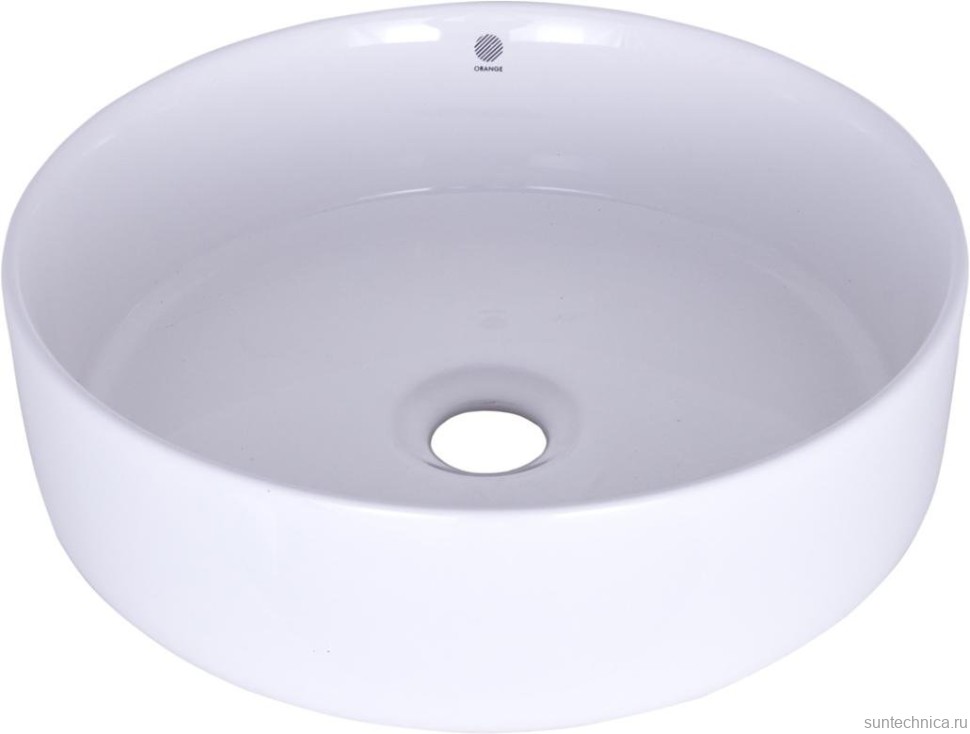 Тумба с раковиной Orange Line 60 подвесная, 2 ящика, матовая черная с раковиной B09-360W