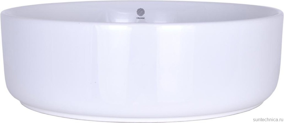 Тумба с раковиной Orange Line 60 подвесная, 2 ящика, матовая черная с раковиной B09-360W